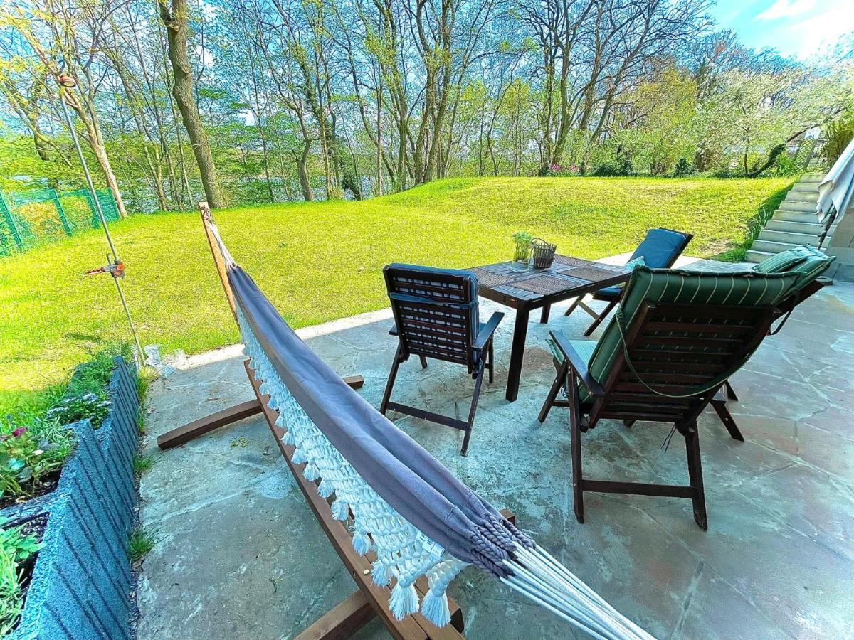 100M2 Fewo Im Haus Am See Mit Garten Bei Potsdam Schwielowsee Exteriér fotografie